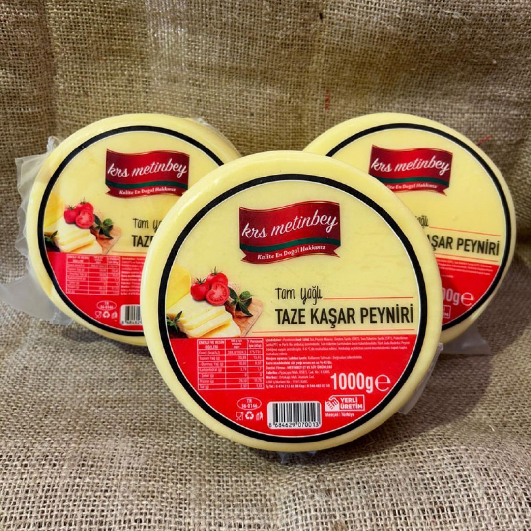 Taze Kaşar Peynir 1 KG